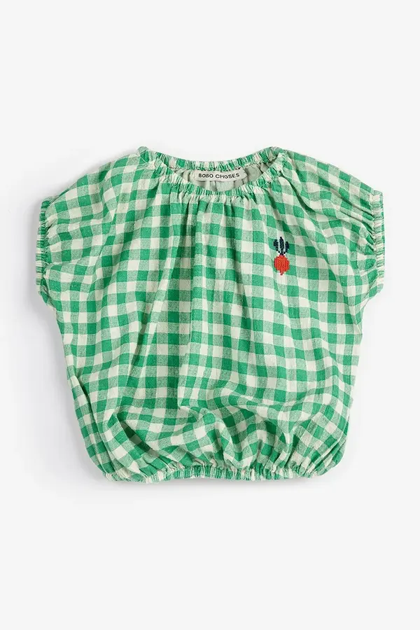 Bobo Choses Pamučni top za bebe Bobo Choses Pixel Sugar Beet