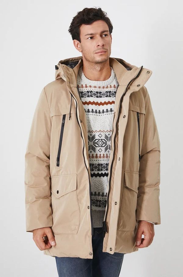 Medicine Parka Medicine za muškarce, boja: bež, za prijelazno razdoblje