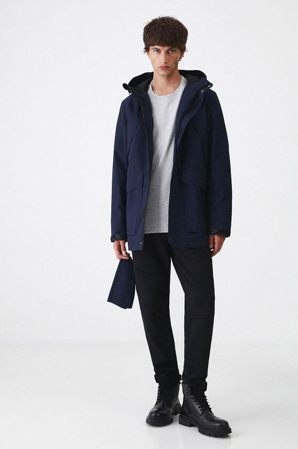 Medicine Parka Medicine za muškarce, boja: tamno plava, za prijelazno razdoblje