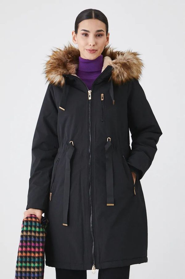 Medicine Parka Medicine za žene, boja: crna, za zimu