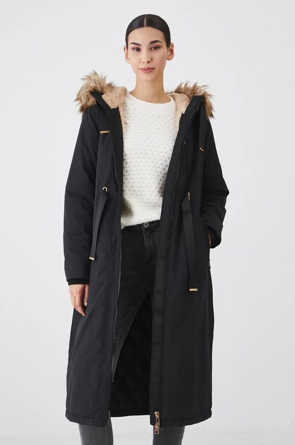 Medicine Parka Medicine za žene, boja: crna, za zimu