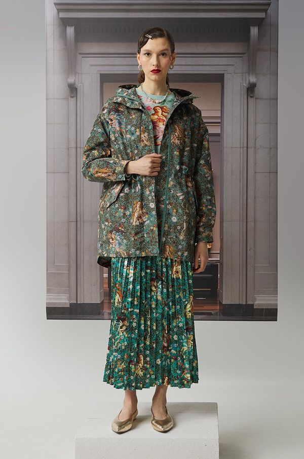 Medicine Parka Medicine za žene, boja: tirkizna, za prijelazno razdoblje, oversize