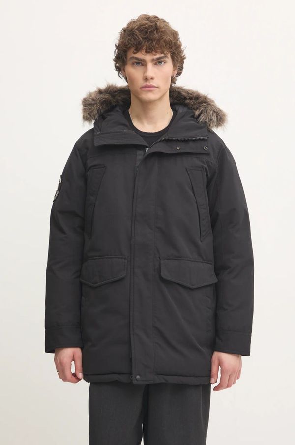 Superdry Parka Superdry za muškarce, boja: crna, za zimu, M5011929A-12A