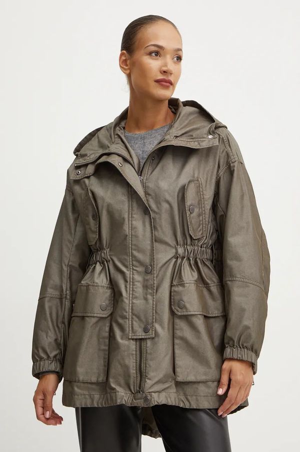 Weekend Max Mara Parka Weekend Max Mara za žene, boja: zelena, za prijelazno razdoblje, oversize, 2425076016600