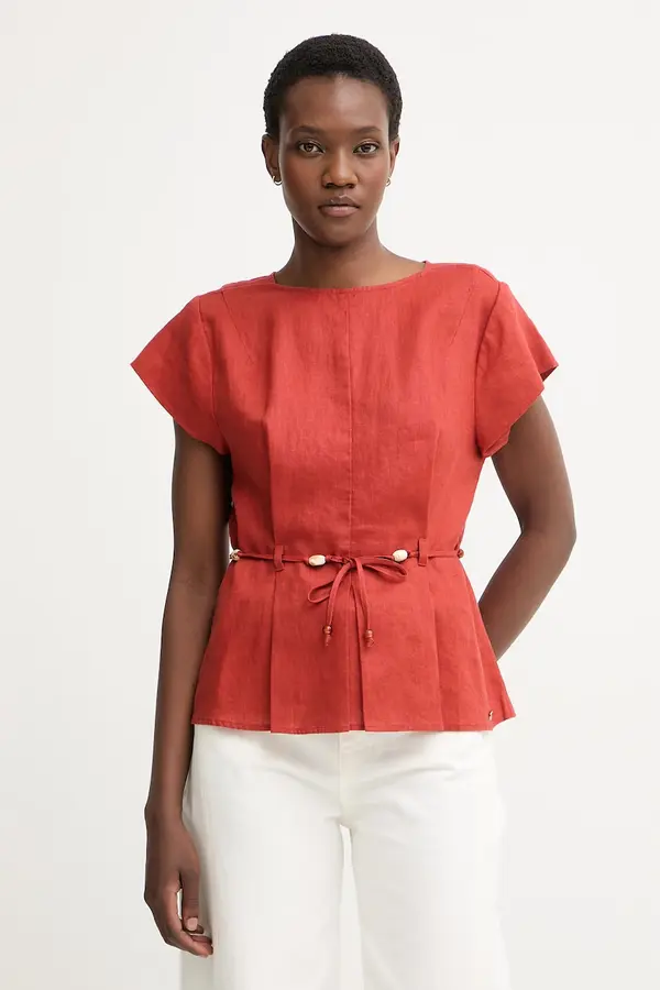 Pedro del Hierro Pedro del Hierro bluza košulja za žene od lana