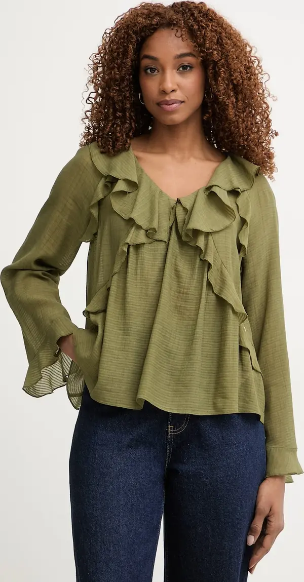 Pedro del Hierro Pedro del Hierro bluza s volanima za žene s viskozom