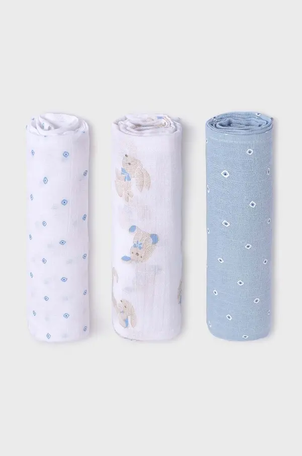 Mayoral Newborn Pelena za bebe Mayoral Newborn 3-pack
