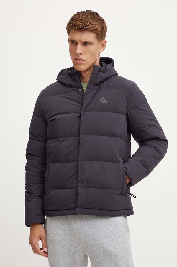 adidas Pernata jakna adidas Helionic za muškarce, boja: crna, za zimu, HN5640