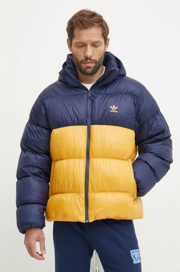 adidas Originals Pernata jakna adidas Originals Down Regen Adic za muškarce, boja: tamno plava, za zimu, oversize, IW3451