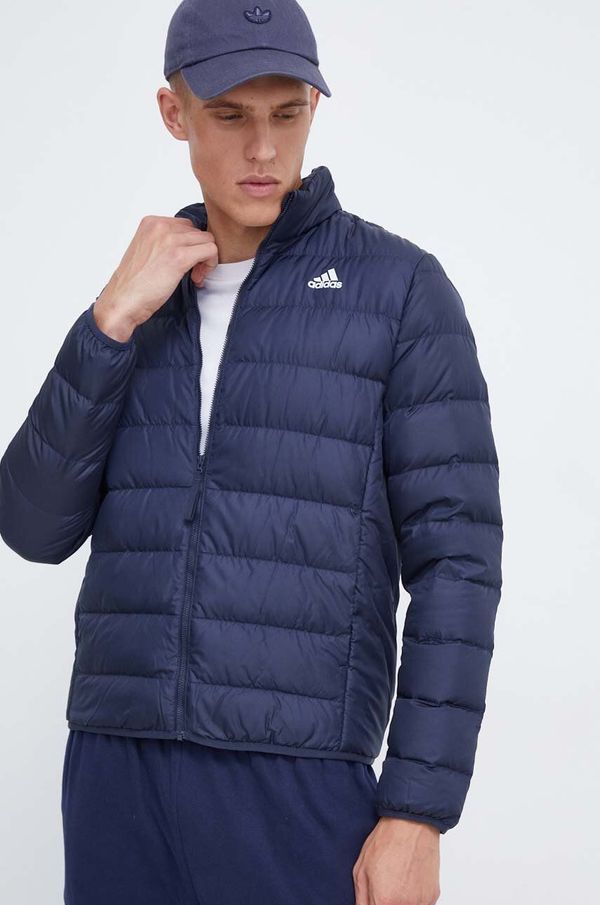 adidas Pernata jakna adidas za muškarce, boja: tamno plava, za prijelazno razdoblje