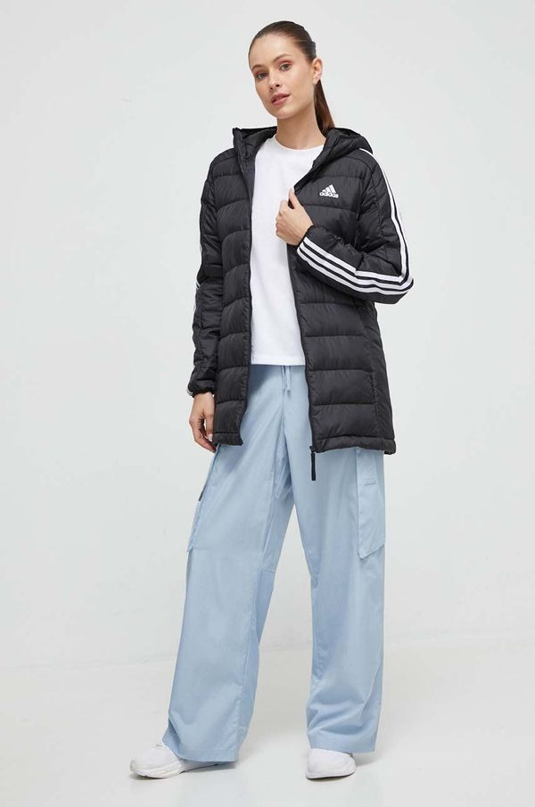 adidas Pernata jakna adidas za žene, boja: crna, prijelazno razdoblje
