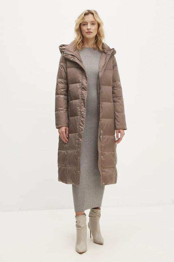 Answear Lab Pernata jakna Answear Lab za žene, boja: bež, za prijelazno razdoblje