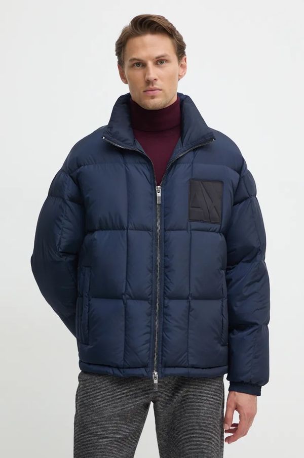 Armani Exchange Pernata jakna Armani Exchange za muškarce, boja: tamno plava, za zimu, oversize, 6DZB21 ZN4XZ