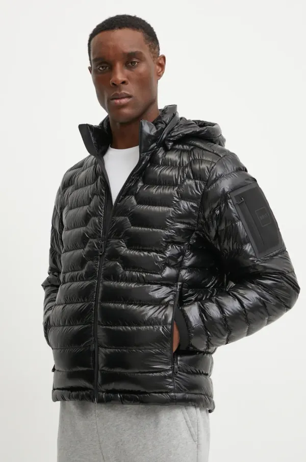BOSS Green Pernata jakna BOSS Green za muškarce, boja: crna, za prijelazno razdoblje, 50529680