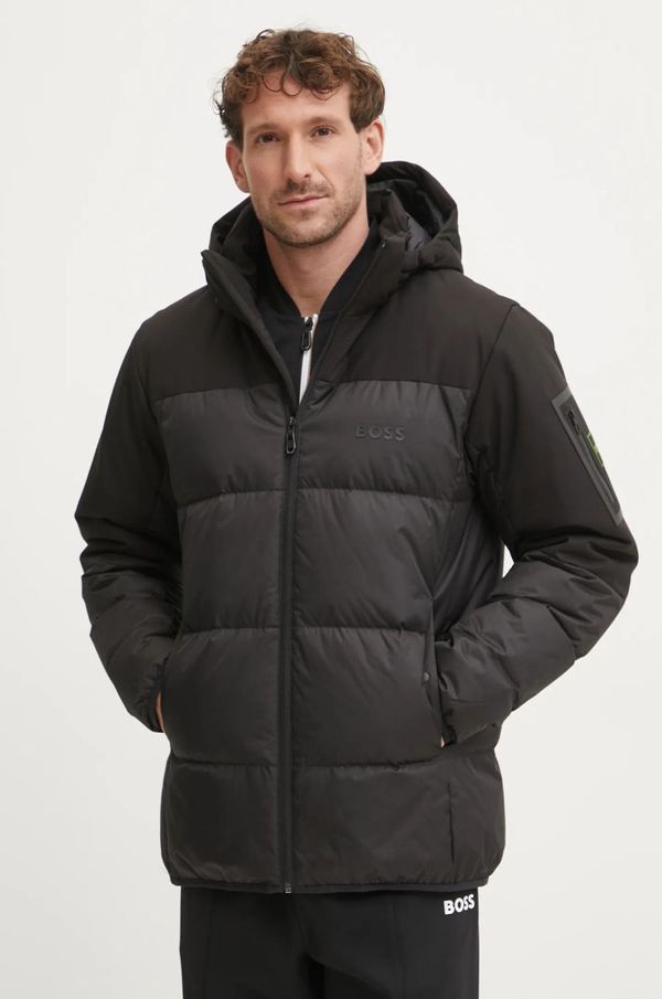 Boss Green Pernata jakna Boss Green za muškarce, boja: crna, za zimu, 50522660