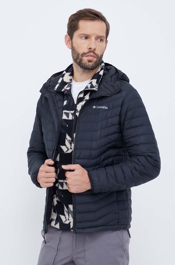 Columbia Pernata jakna Columbia za muškarce, boja: crna, za prijelazno razdoblje