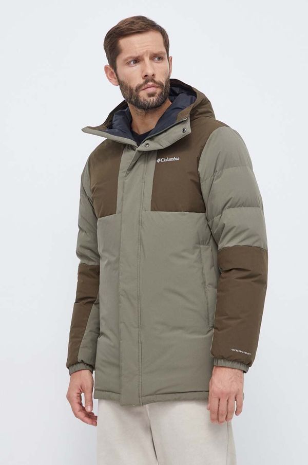 Columbia Pernata jakna Columbia za muškarce, boja: zelena, za zimu, 2008463-346