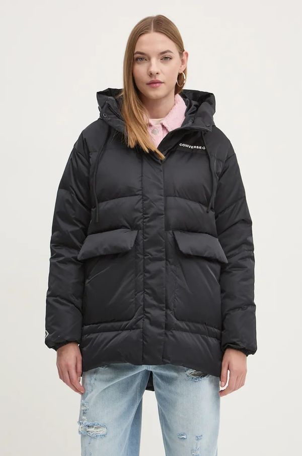 Converse Pernata jakna Converse boja: crna, za zimu, 10025220-A02