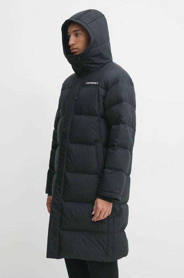 Converse Pernata jakna Converse za muškarce, boja: crna, za zimu, 10026916-A02