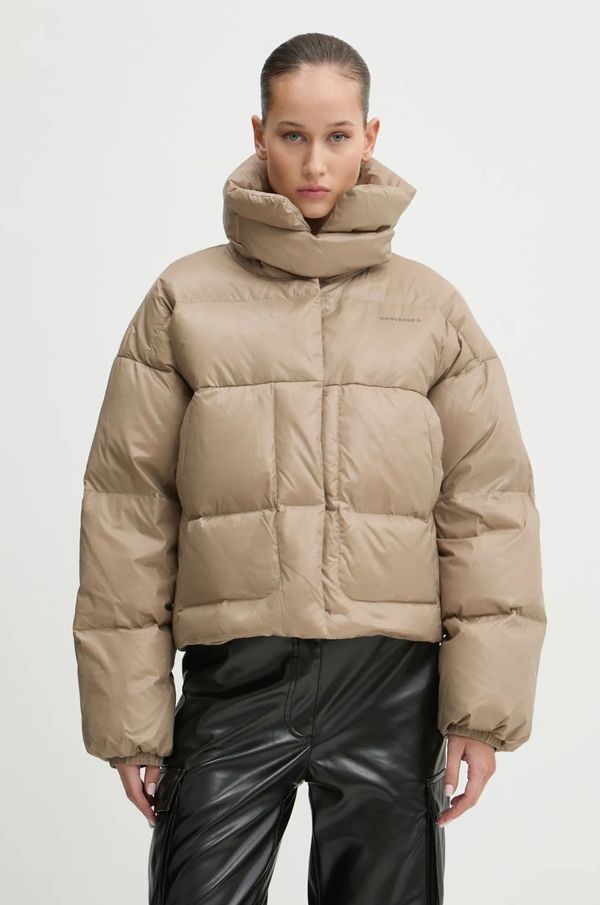 Converse Pernata jakna Converse za žene, boja: bež, za zimu, 10026924-A03