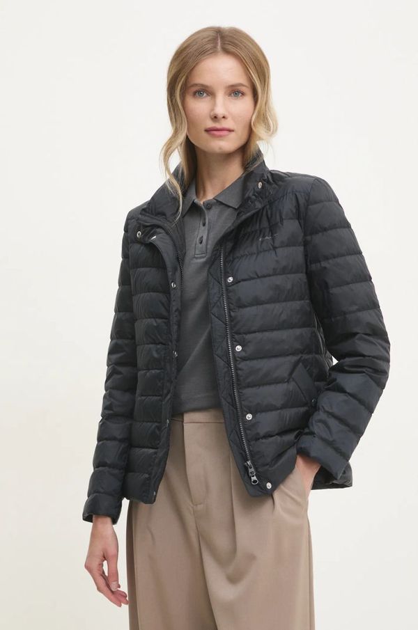 Gant Pernata jakna Gant za žene, boja: crna, za prijelazno razdoblje, 4700281