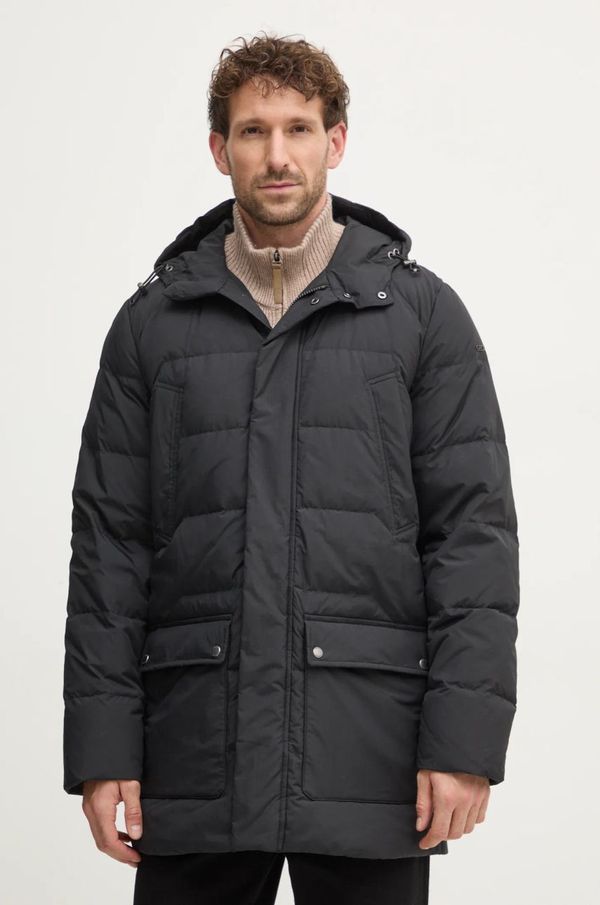 Geox Pernata jakna Geox za muškarce, boja: crna, za zimu, M4626N-T3147-F9000