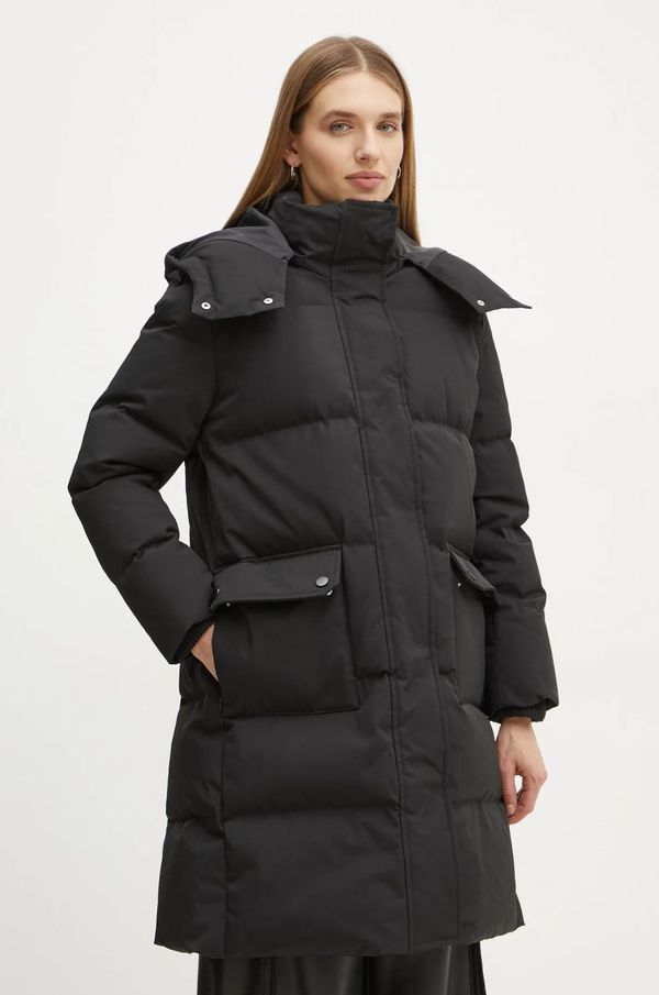 Guess Pernata jakna Guess BELKISA za žene, boja: crna, za zimu, W4BL0B WGJR2