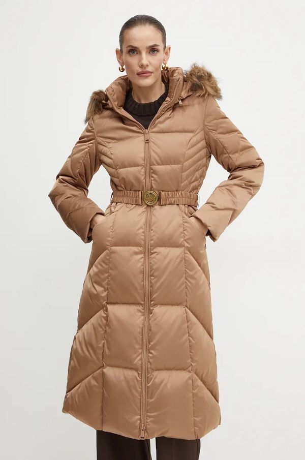 Guess Pernata jakna Guess OLGA za žene, boja: bež, za zimu, W4BL41 WEX52
