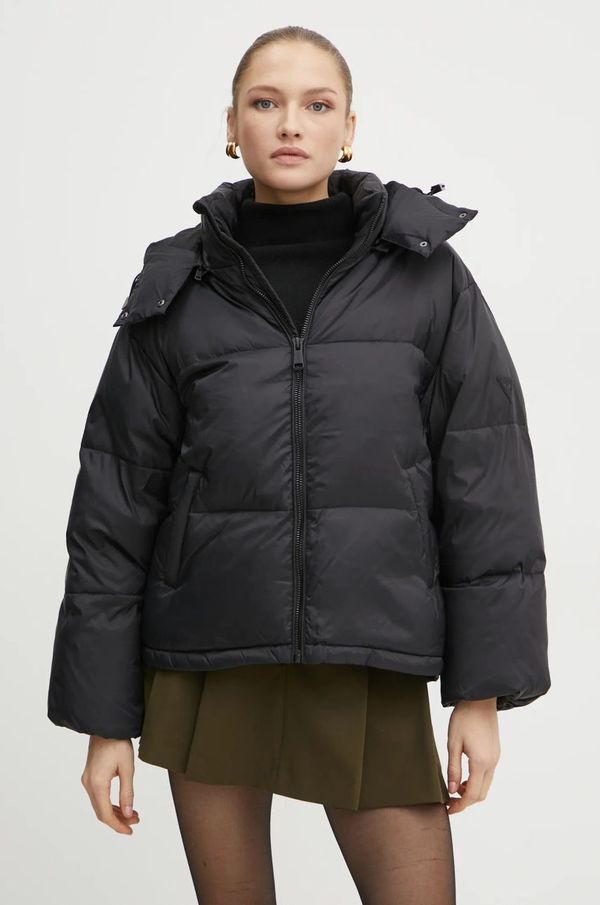 Guess Pernata jakna Guess za žene, boja: crna, za zimu, W3BL91 WG0V0