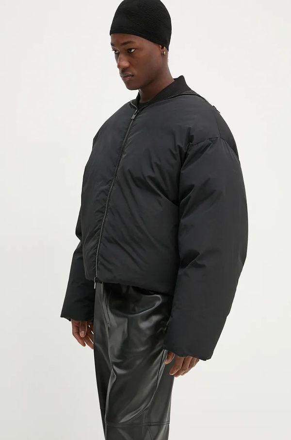 HELIOT EMIL Pernata jakna Heliot Emil za muškarce, boja: crna, za zimu, oversize, AW24.M.02.135.BLK01