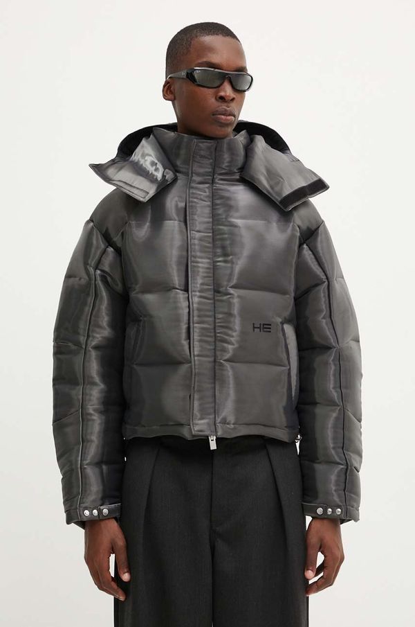 HELIOT EMIL Pernata jakna Heliot Emil za muškarce, boja: siva, za zimu, HE.M.02.055.P03.ME10