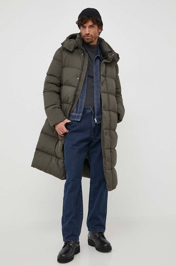 Hetrego Pernata jakna Hetrego za muškarce, boja: zelena, za zimu