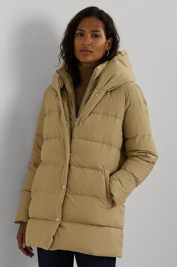 Lauren Ralph Lauren Pernata jakna Lauren Ralph Lauren za žene, boja: bež, za zimu, 297962420
