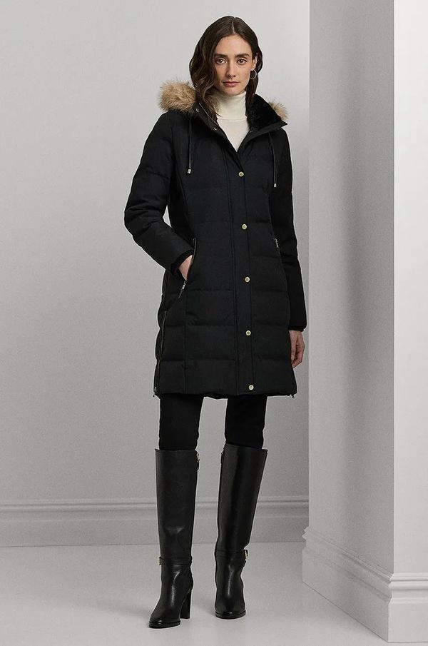 Lauren Ralph Lauren Pernata jakna Lauren Ralph Lauren za žene, boja: crna, za zimu, 297957509