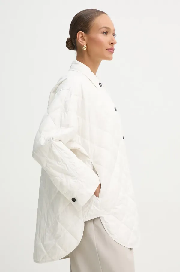 Liviana Conti Pernata jakna Liviana Conti boja: bež, za prijelazno razdoblje, oversize, F5SW10