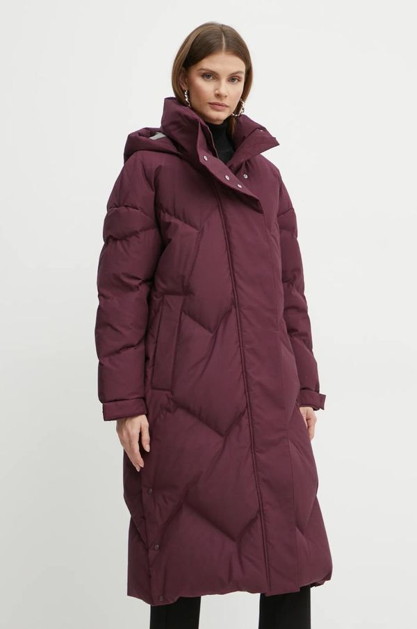 Max&Co. Pernata jakna MAX&Co. za žene, boja: bordo, za zimu, oversize, 2426496034200