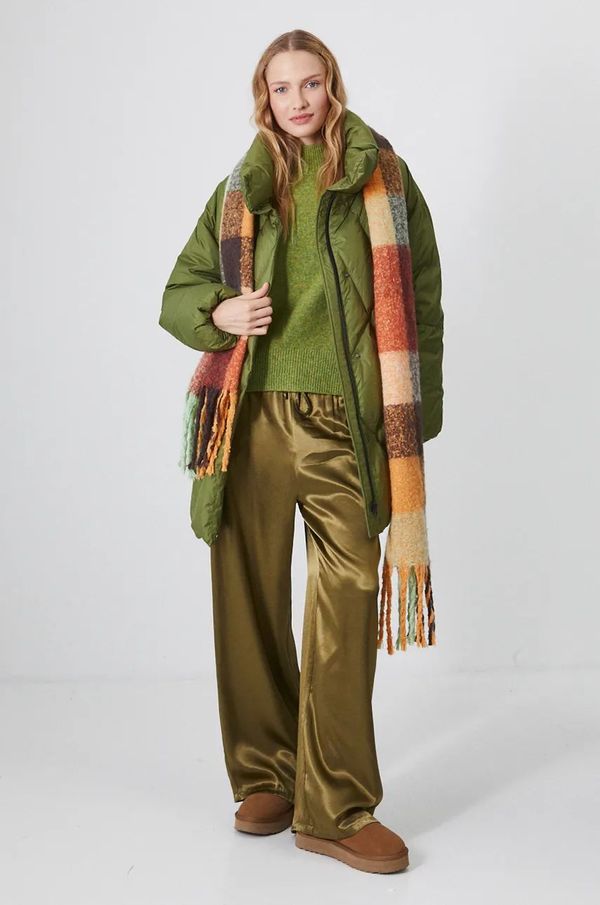 Medicine Pernata jakna Medicine za žene, boja: zelena, za zimu, oversize