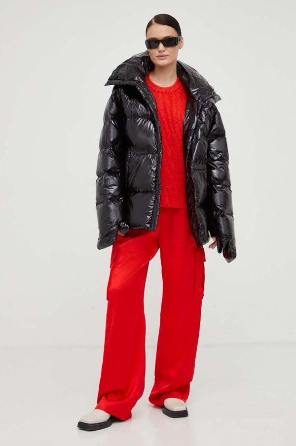 MMC STUDIO Pernata jakna MMC STUDIO Ilona Gloss za žene, boja: crna, za zimu, oversize