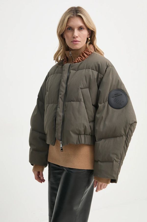 MMC STUDIO Pernata jakna MMC STUDIO za žene, boja: zelena, za prijelazno razdoblje, oversize, TESSA