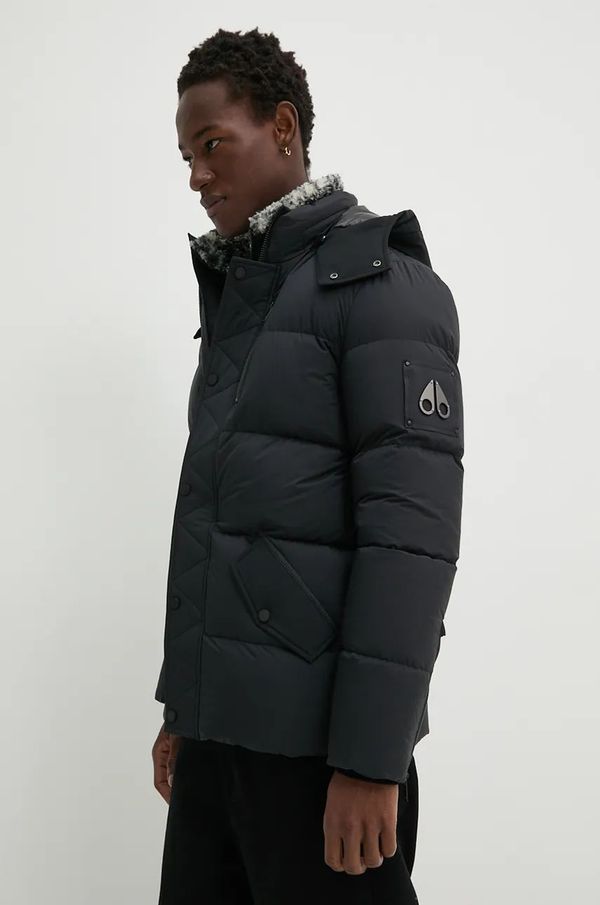 MOOSE KNUCKLES Pernata jakna MOOSE KNUCKLES za muškarce, boja: crna, za zimu, M34MJ196