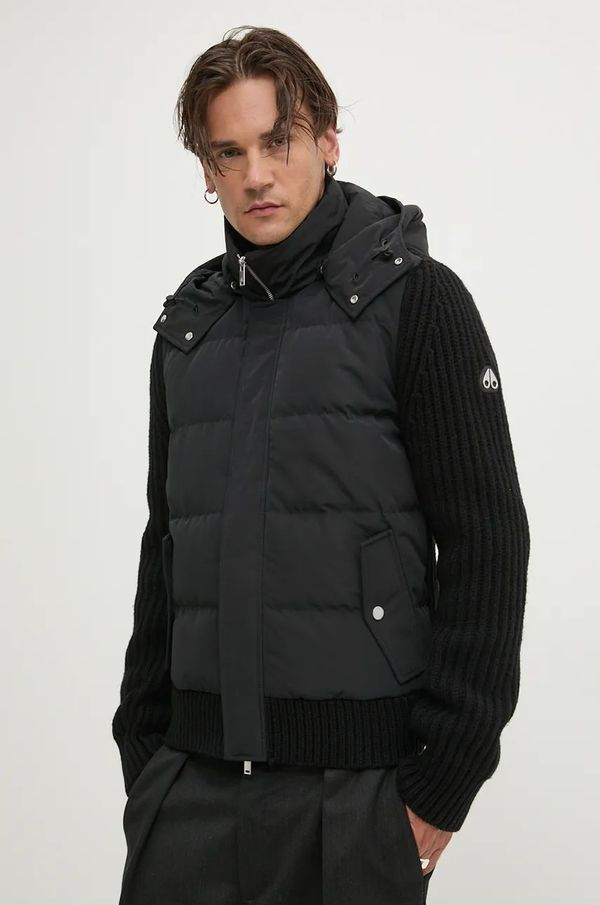 MOOSE KNUCKLES Pernata jakna MOOSE KNUCKLES za muškarce, boja: crna, za zimu, M34MK660