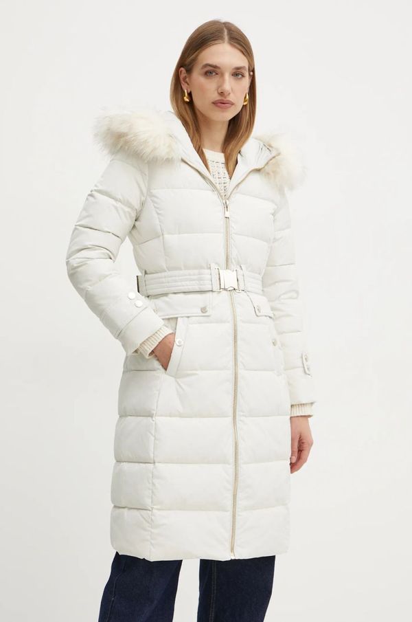 Morgan Pernata jakna Morgan GARENA za žene, boja: bež, za zimu, GARENA