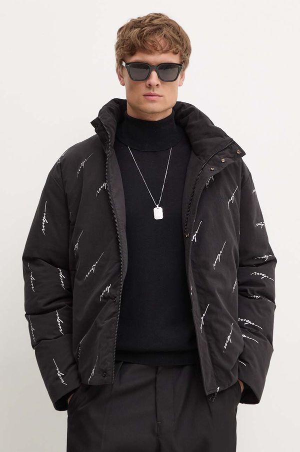 MSGM Pernata jakna MSGM za muškarce, boja: crna, za zimu, 3740MH02.237703