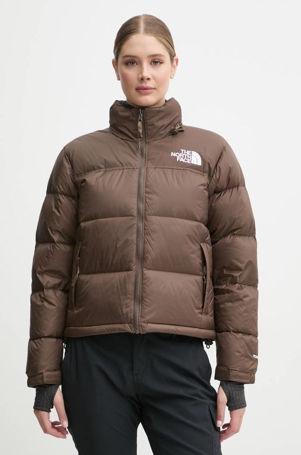 The North Face Pernata jakna The North Face 1996 Retro Nuptse za žene, boja: smeđa, za zimu, NF0A3XEO1OI1