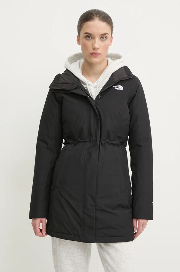 The North Face Pernata jakna The North Face Brooklyn za žene, boja: crna, za zimu, NF0A4M8X4H01