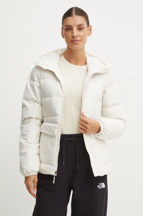 The North Face Pernata jakna The North Face Gotham za žene, boja: bež, za zimu, NF0A84IWQLI1