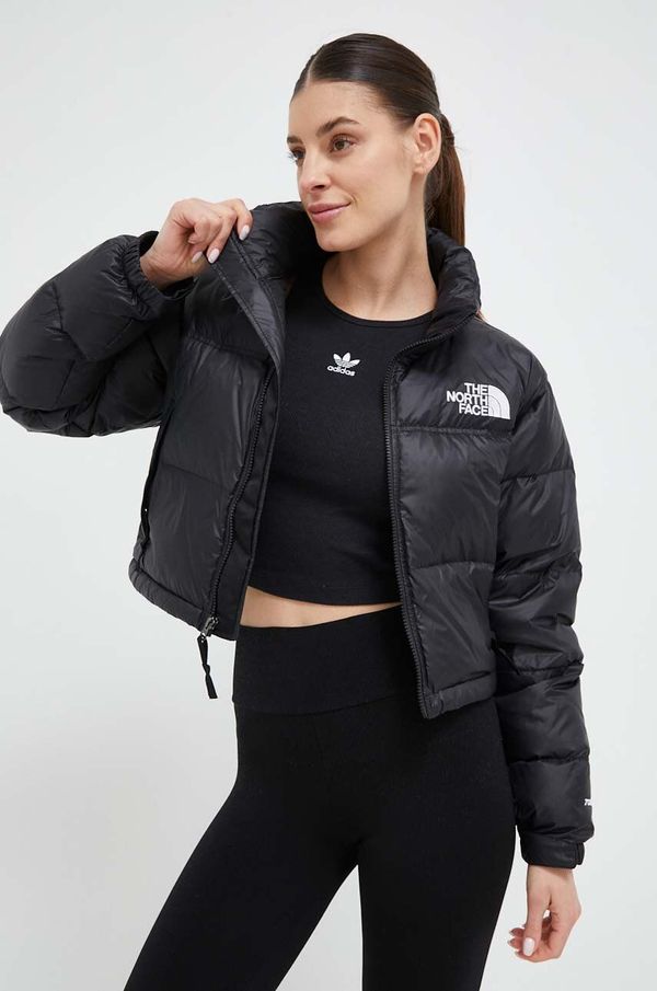 The North Face Pernata jakna The North Face NUPTSE SHORT JACKET za žene, boja: crna, za zimu