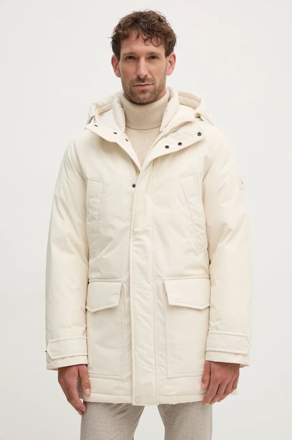 Tommy Hilfiger Pernata jakna Tommy Hilfiger za muškarce, boja: bež, za zimu, MW0MW36595