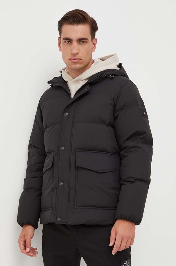 Tommy Hilfiger Pernata jakna Tommy Hilfiger za muškarce, boja: crna, za zimu
