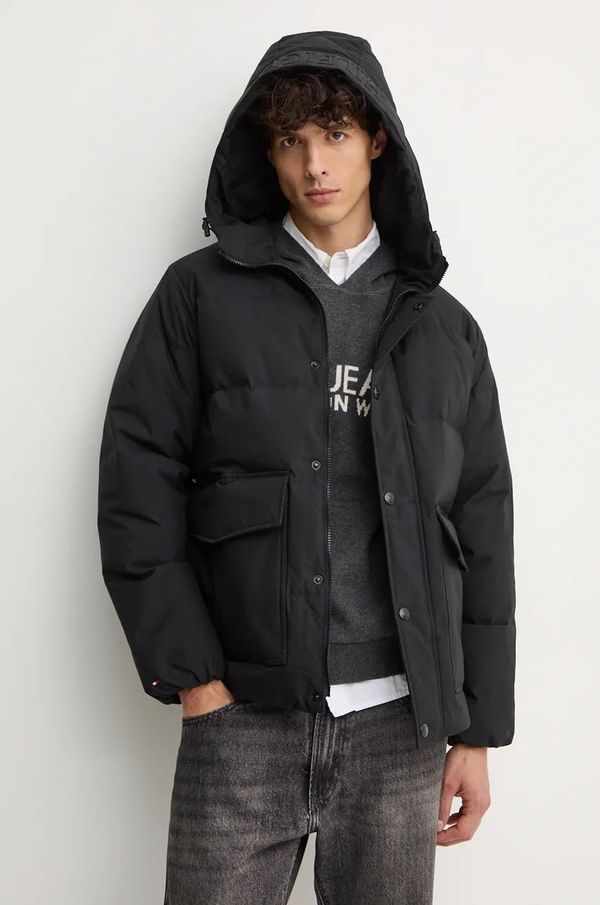 Tommy Hilfiger Pernata jakna Tommy Hilfiger za muškarce, boja: crna, za zimu, MW0MW37484